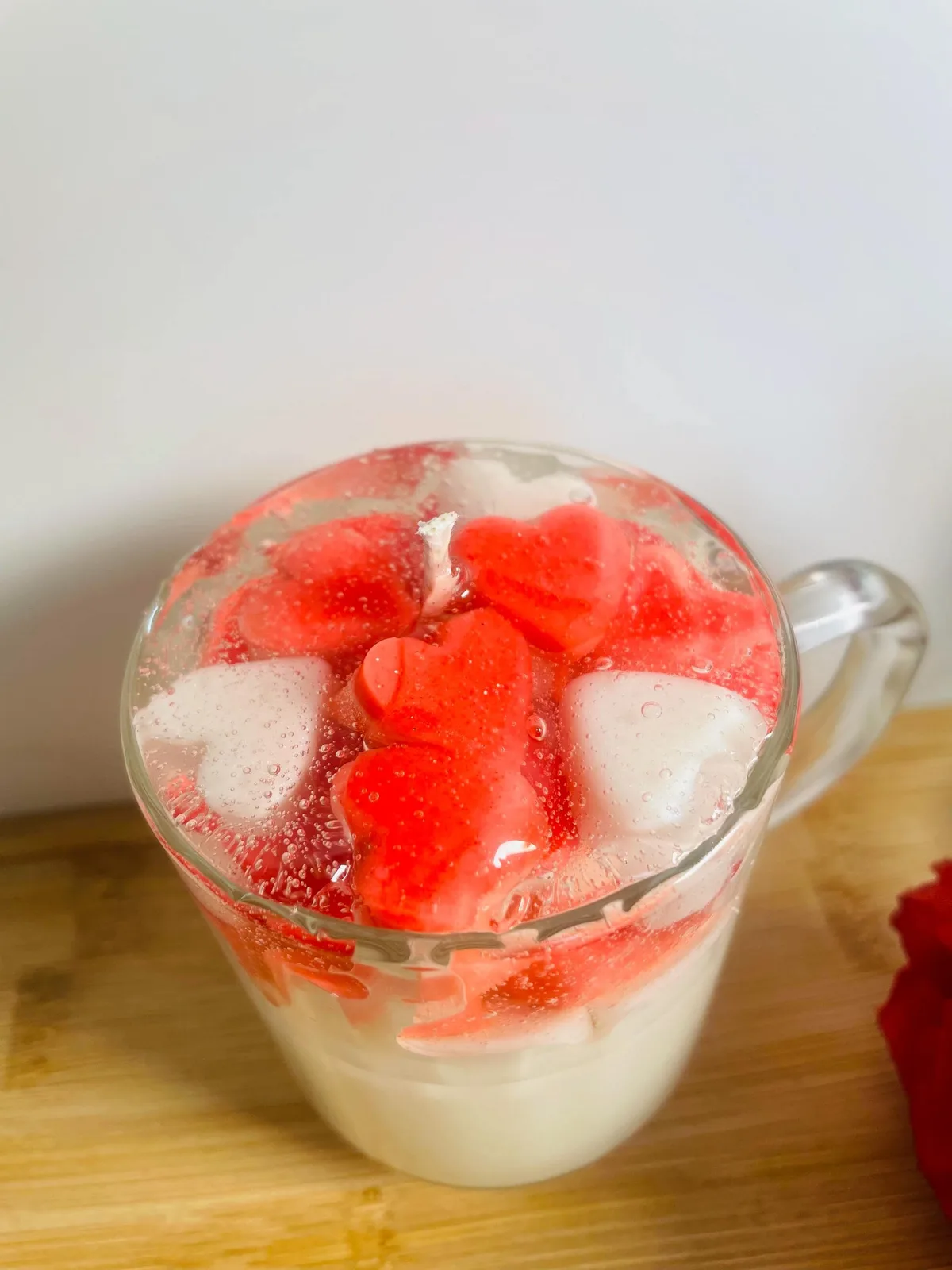 Bougie tasse dessert Fleur de coton