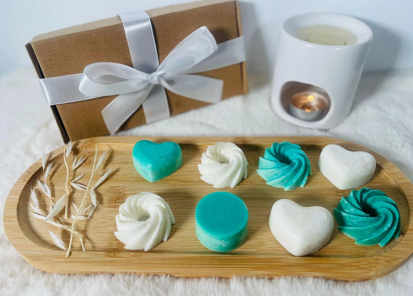 Coffret de 8 fondants Eucalyptus et patchouli